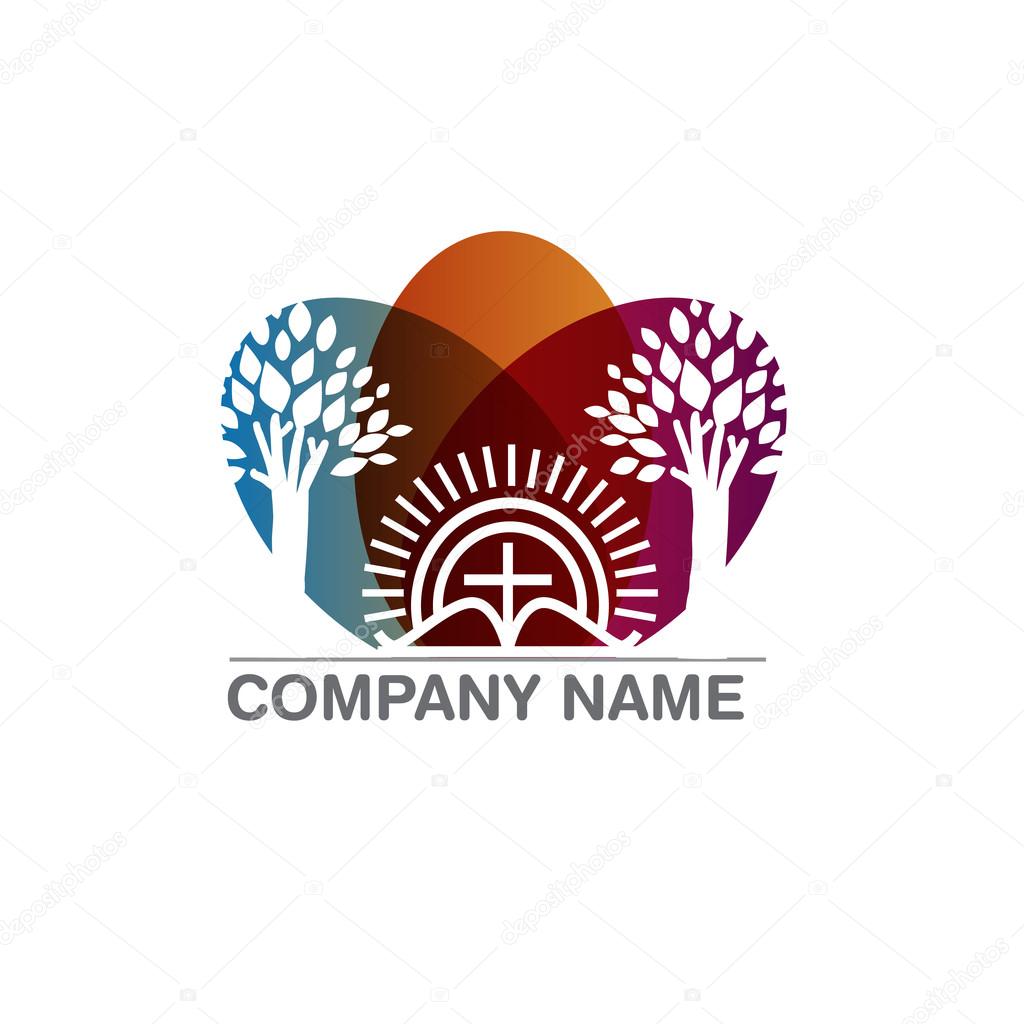 Template logo for churches and Christian organizations 