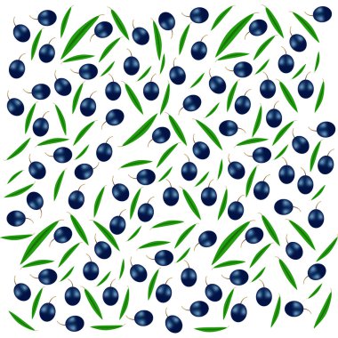 zeytin ve yaprakları iştah açıcı arka plan