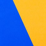 Фон, розділений на синьо-жовту половину