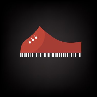 Ayakkabı sembolü olarak bir ayakkabı dükkanı için bir logo