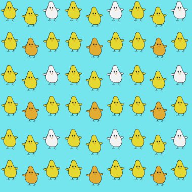 Genç kız ile Seamless parlak modeli