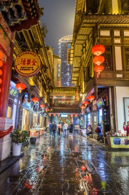 Chongqing hareket movment kimliği belirsiz turistler