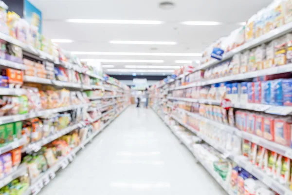 Elmosódott kép háttér-szupermarket — Stock Fotó