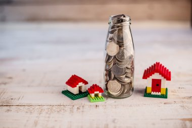 Cam şişe evde için kaydetme para 