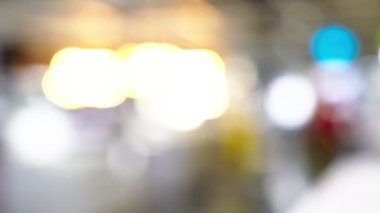 Motion soyut bulanık kalabalık Bokeh alışveriş merkezi arka planı