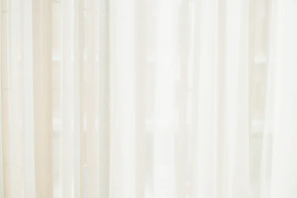 Bianco Tenda Appesa Alla Finestra Net Curtain Close Casa Elemento — Foto Stock