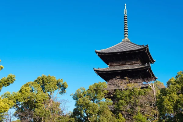 Kyoto Japon Temple Toji Kyoto Japon Fait Partie Patrimoine Mondial — Photo