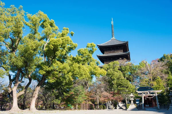 Kioto Japonia Świątynia Toji Kioto Japonia Jest Częścią Światowego Dziedzictwa — Zdjęcie stockowe