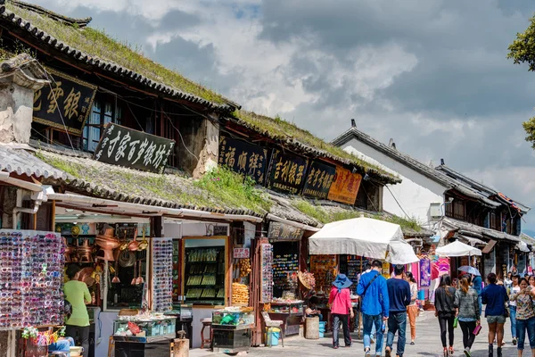 Dali, Chiny - 31 sierpnia 2014 roku: Dali starego miasta. sławny jest starożytne miasto Dali, Yunnan, Chiny. — Zdjęcie stockowe