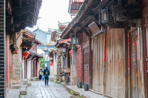 Lijiang, Chiny - sep 8 2014: stare miasto lijiang (wpisanego na listę Światowego Dziedzictwa UNESCO). sławny w lijiang, yunnan, Chiny. — Zdjęcie stockowe