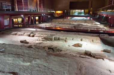 Luoyang, Çin - 18 Kasım 2014: dingding kapısı kalıntıları, luoyang şehir sui ve tang Hanedanı. UNESCO Dünya Mirası luoyang, henan, Çin.