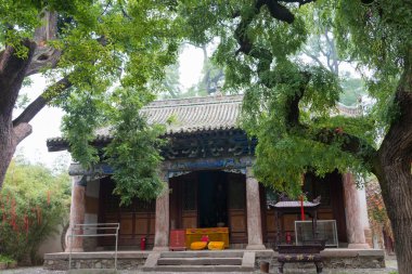 Tianshui, Çin - 7 Ekim 2014: nanguo Manastırı. bir ünlü manastır tianshui, gansu, Çin.