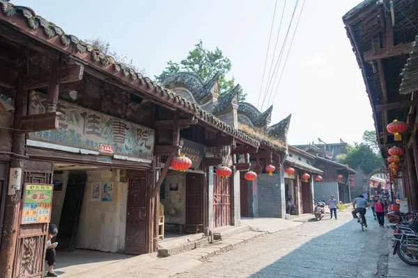 SICHUAN, CHINA - 15 SEP 2014: Ciudad antigua de Lizhou. Lizhou es una ciudad histórica y cultural china, ubicada en Xichang, Sichuan, China . —  Fotos de Stock