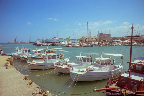 Crete Heraklion August 25: Venetian fortress Koules — Stock Photo, Image