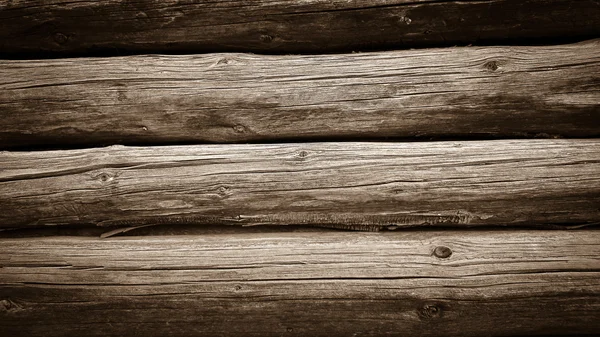 Wall from old wooden laths Semicircular — Stock Photo, Image