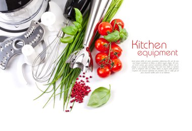 Domates, chives ve blender