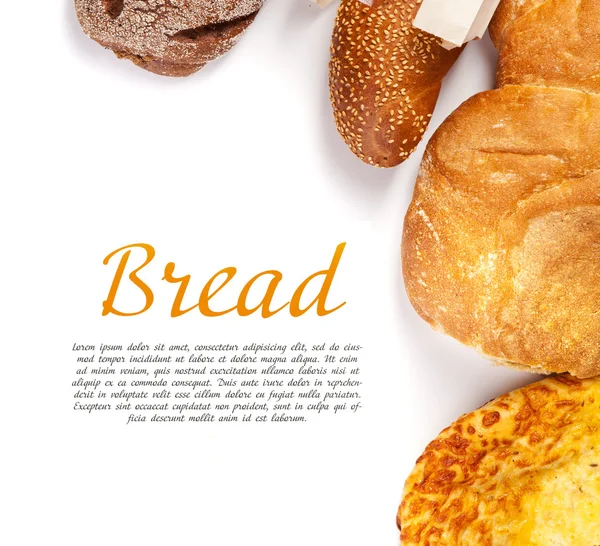 Ulike typer brød – stockfoto