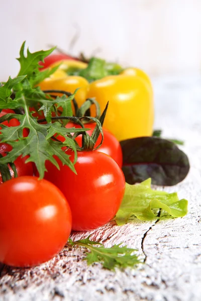 Кордон здорових біо овочів — стокове фото