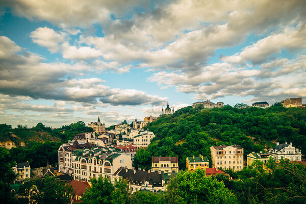 Panorama View  Kyiv, Ukraine landscape