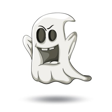 Sevimli çizgi uçan hayalet