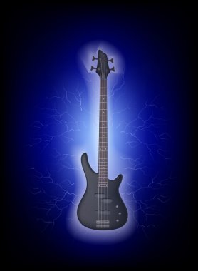 Soyut elektro gitar ve civatalar