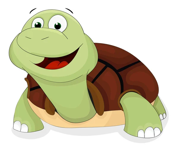 Cute cartoon schildpad — Stockvector