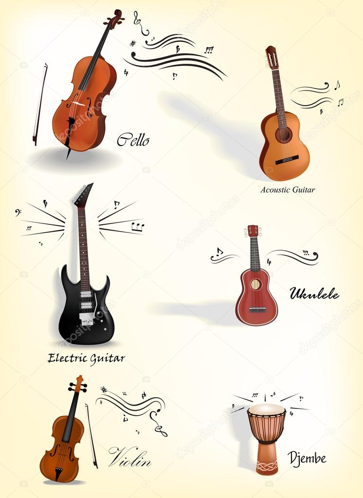Music Instruments set