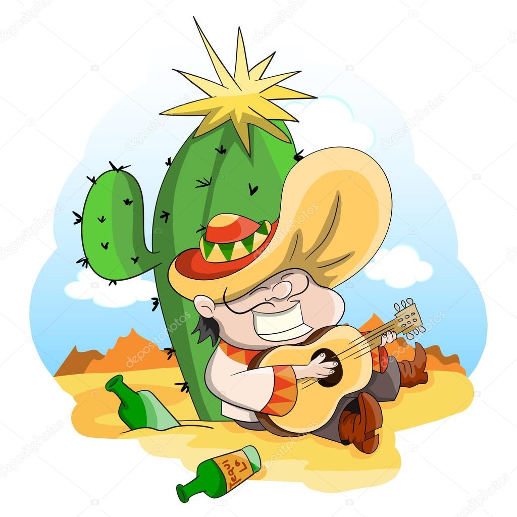 Cartoon vector mexican