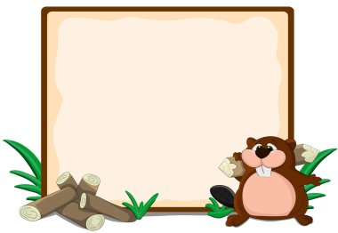 Sevimli çizgi framework ile gecikme ve çıplak kadın