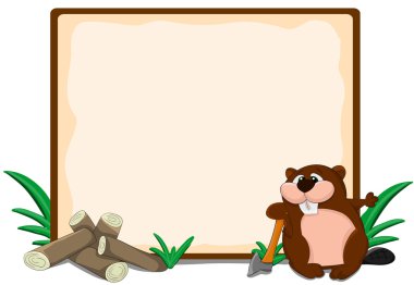Sevimli çizgi framework ile gecikme ve çıplak kadın