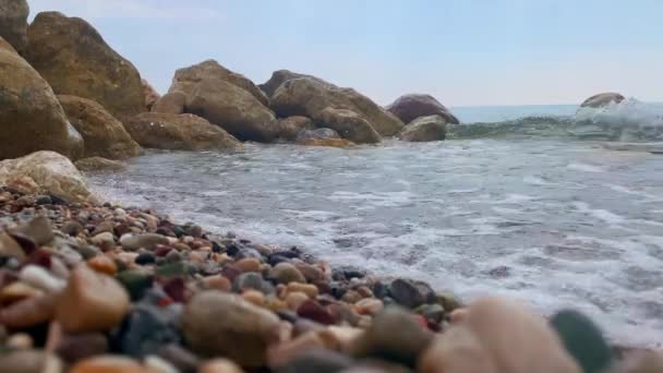 Hermosa playa en verano — Vídeos de Stock