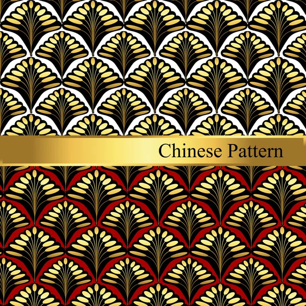 Chinese pattern background - Design Elements — Stock Vector