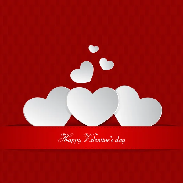 Happy Valentine's Day Background — Stock Vector