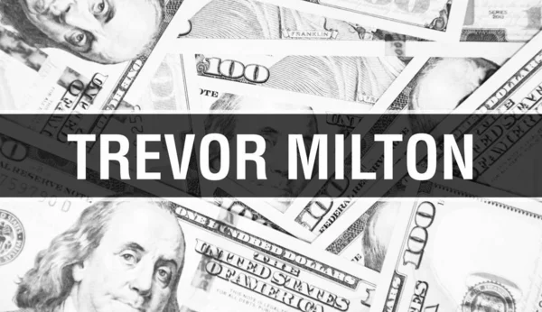 Τρέβορ Μίλτον Αμερικάνικα Δολάρια Μετρητά Απόδοση Δισεκατομμυριούχος Τρέβορ Μίλτον Στο — Φωτογραφία Αρχείου