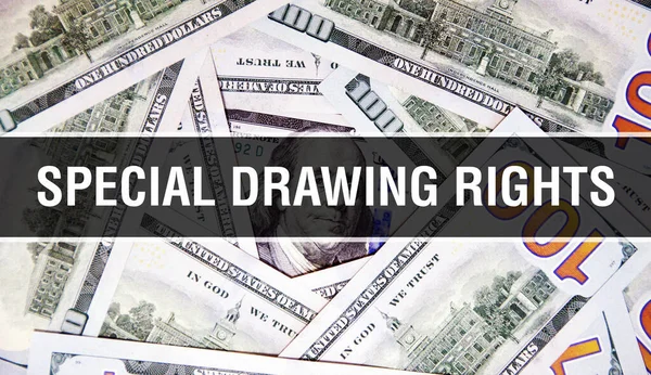 Derechos Especiales Dibujo Texto Concepto Primer Plano Dólares Americanos Dinero — Foto de Stock