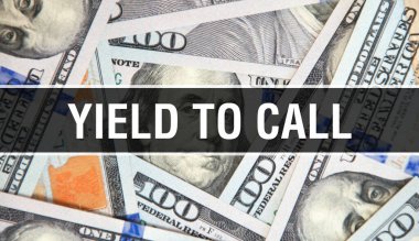 Call Concept Closeup 'a teslim ol. Amerikan Doları Nakit Para, 3D görüntüleme. Dollar Banknote 'ta Çağrı' ya teslim olun. Finansal ABD para banknotu Ticari para yatırım kar consepti
