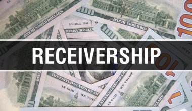 Alıcılık metni. Yakın çekim kavramı. Amerikan Doları Nakit Para, 3D görüntüleme. Dollar Banknote 'ta fatura. Finansal ABD para banknotu Ticari para yatırım kar consepti