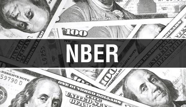 Έννοια Κειμένου Nber Κλείσιμο Αμερικάνικα Δολάρια Μετρητά Απόδοση Nber Στο — Φωτογραφία Αρχείου