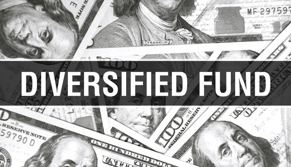 Διαφοροποιημένο Κείμενο Fund Concept Κλείσιμο Αμερικάνικα Δολάρια Μετρητά Απόδοση Διαφοροποιημένο — Φωτογραφία Αρχείου