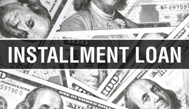 Yükleme Kredisi Konsepti Kapatma. Amerikan Doları Nakit Para, 3D görüntüleme. Dolar Banknote 'ta Yükleme Kredisi. Finansal ABD para banknotu Ticari para yatırım kar consepti