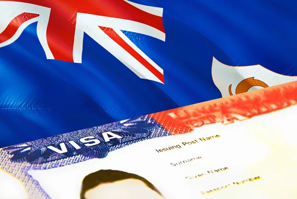 アンギラの移民文書が閉じます アンギラの旗のパスポートビザ パスポート 3Dレンダリングでアンギラの訪問者ビザ パスポートのアンギラマルチエントランスビザ アメリカスタンプ移民ビザのドキュメント — ストック写真