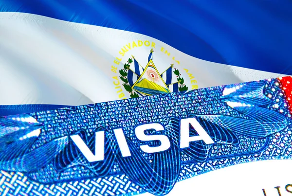 Salvador Visa Travel Salvador Focusing Word Visa Rendering Salvador Immigrate — Stock Photo, Image