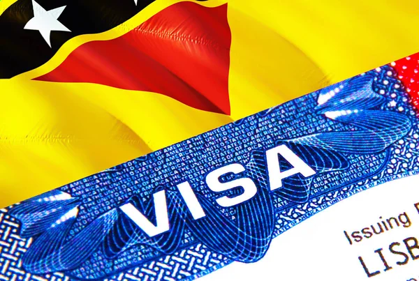パスポートにネビス島ビザ 米国移民ビザネビス島の市民のための単語Visaに焦点を当てます 旅行ネビス島ビザの国民の身分証明書を閉じると 3Dレンダリングします ネビス島のモルト — ストック写真