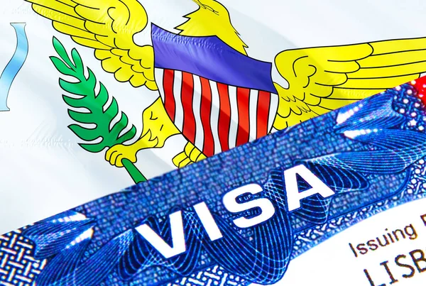 아일랜드 Visa 텍스트 외국을 여행하는 것이다 아일랜드 선택적 포커스 렌더링 — 스톡 사진