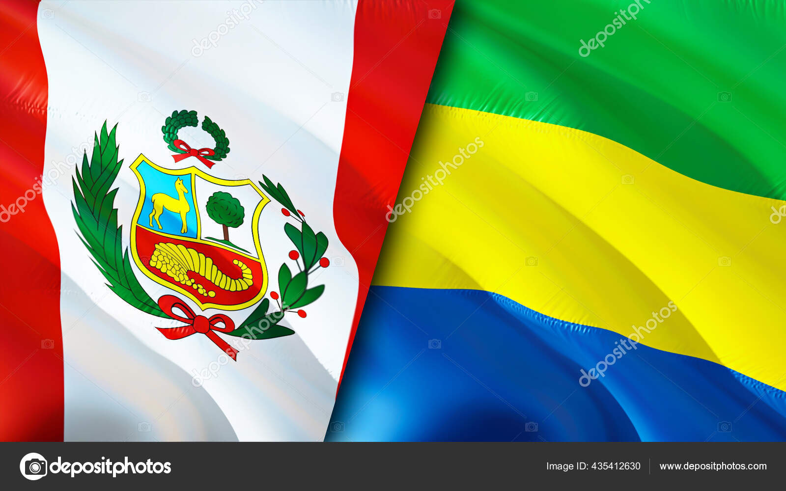 Flaggen Von Peru Und Gabun Fahnenschwenken Peru Gabun Flagge Bild Stockfotografie Lizenzfreie Fotos C Borkus 435412630 Depositphotos