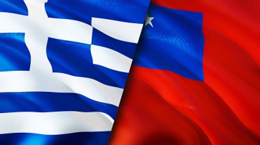 Yunanistan ve Samoa bayrakları. 3 boyutlu dalgalanan bayrak tasarımı. Yunanistan Samoa bayrağı, resim, duvar kağıdı. Yunanistan Samoa 'ya karşı, görüntü 3 boyutlu. Yunanistan Samoa ilişkileri ittifak ve Ticaret, seyahat, turizm consepti