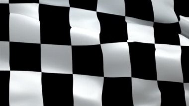 Formula Yarış Arkaplanı. Checkered Racing Flag 'in rüzgarda dalgalanan videosu. Race Checkered Flag Looping 1080p Full HD görüntüsünü başlat. Checkered Black Start Bitir Yarışı Bayrakları video görüntüleri
