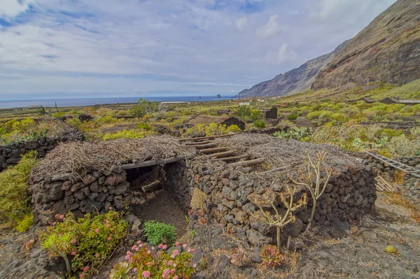 Case abbandonate nell'isola di El Hierro — Foto Stock