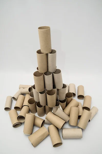 Rollo de papel higiénico vacío — Foto de Stock