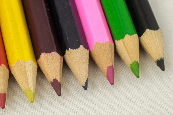 New Colored Pencils Textured — Stock Photo, Image